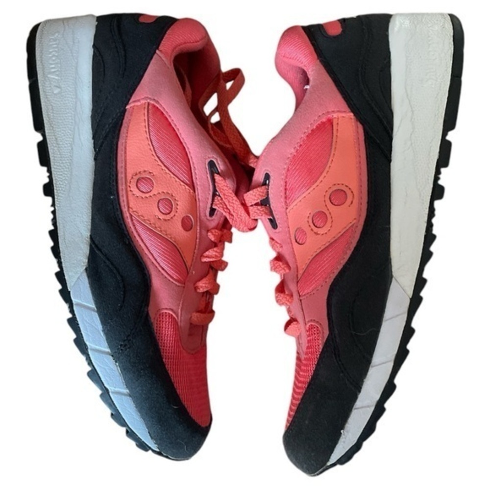 Saucony Shadow 6000 Men’s Sneakers Running Shoes Coral Black Size 10 S70007-71